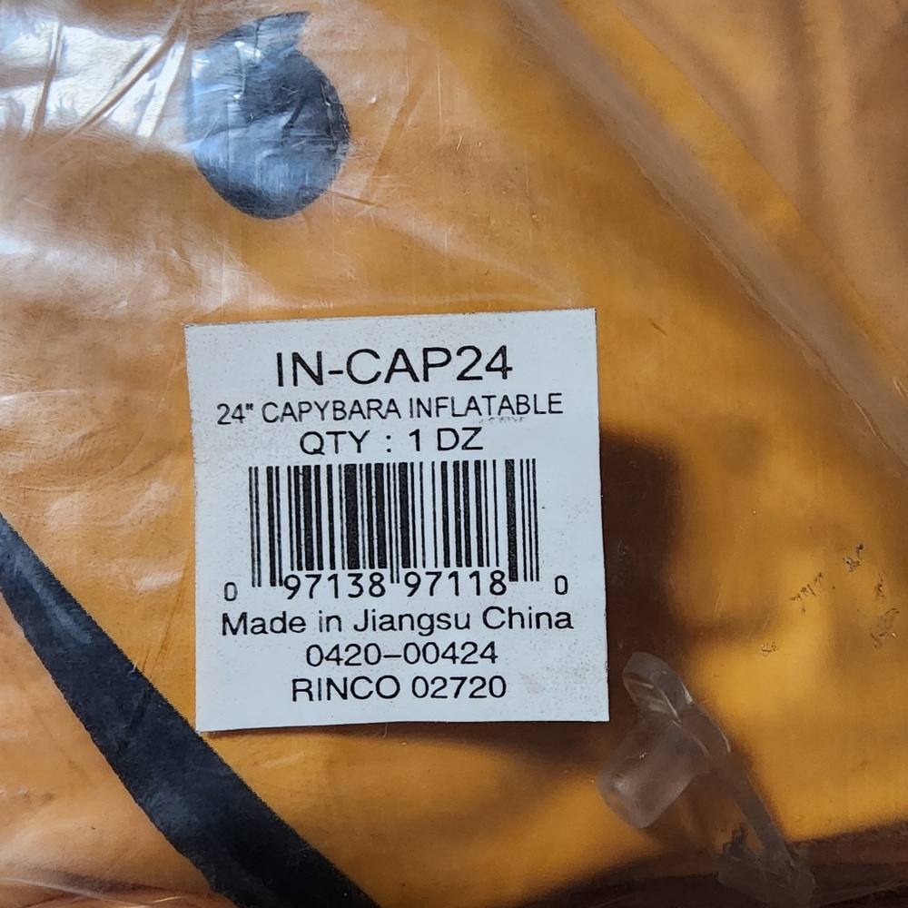 Capybara 24" Inflatable - 12 Pack - Picture 7 of 7
